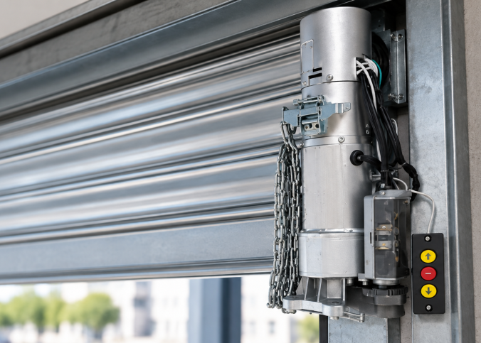 Motor para porta de enrolar: quando vale a pena automatizar a atual?